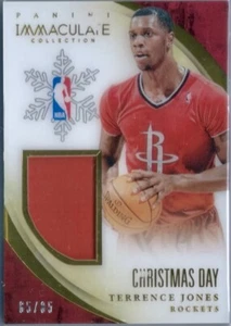 2013-14 Panini Immaculate Basketball Terrence Jones Christmas Day Relic /85 - Picture 1 of 7