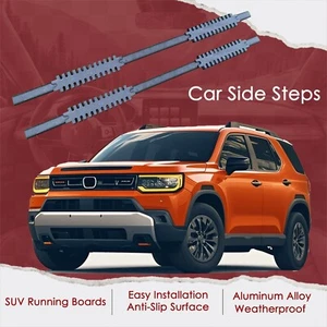 2PCs Side Steps Running Boards Fits for HONDA PASSPORT 2025 2026 Side Nerf Bars - Picture 1 of 7