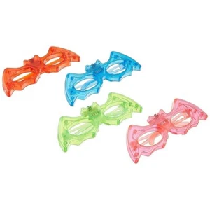 12/Pack Bat Batman LED leuchtende Sonnenbrille Unisex blinkende Brille verschiedene Farben - Bild 1 von 2