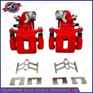 For Acura Ilx 2013-2018 Honda Civic 2006-2015 2pcs Rear Brake Caliper w/ Bracket - Picture 1 of 10