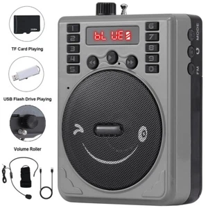 30W Wireless Voice Amplifier With Microphone Headset Portable Bluetooth Speaker  - Picture 1 of 14