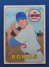 1969 Topps Baseball #396 Jim Campanis - Kansas City Royals (A) - EX