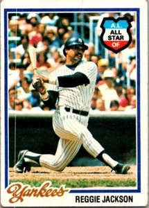 1978 Topps Baseball Reggie Jackson HOF - Picture 1 of 2