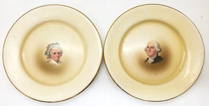 George Washington Johnson Brothers Commemorative 2pc set Vintage plate set 1930' - Bild 1 von 6