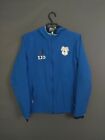 Cardiff City Jacket Size SMALL Football Soccer Adidas AB3059 ig93