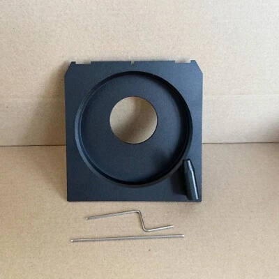Lens Board for Linhof Wista Technika 4x5 Camera Copal #0 Recessed 11mm Metal - Image 1 of 4