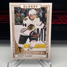 2023-24 Upper Deck Series 1 OPC Glossy #R-19 Wyatt Kaiser Chicago Blackhawks