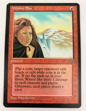 MTG Magic The Gathering Homelands Winter Sky NM+