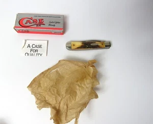 1991 Case XX 5254 SSP Trapper Stag Handle 2 Blade Pocket Knife - Picture 1 of 12