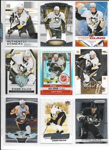 ENORME LOTE DE 70 TARJETAS EVGENI MALKIN DIFERENTES c PINGÜINOS - Imagen 1 de 1