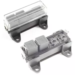 Relay Box 4 Way for Standard Relays Holder / Block 12v / 24v Car HGV 4 Pin 5 Pin - Picture 1 of 3
