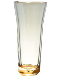 ORREFORS Kunstglas klar Bernstein Baum Vase 9,5" von Karim Rashid Schweden neu - Bild 1 von 4