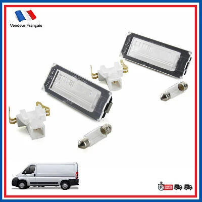 2 Feux de Plaque Immatriculation Arrière prévu BOXER JUMPER à partir de 2006 - Photo 1/4