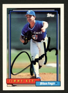 Jimmy Key #482 signed autograph auto 1992 Topps Baseball Trading Card - Picture 1 of 1