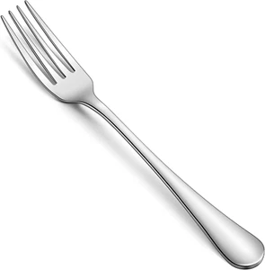 Dinner Forks Set, Food-Grade 18/8 Stainless Steel Forks Silverware, Mirror Polis - Picture 1 of 7
