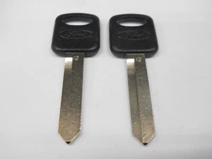 Ford Logo Key Blank Fits Ford 10 Cut H67 1193FD Lot of 2 - Picture 1 of 2