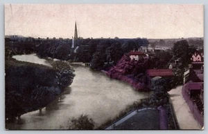 Cartolina Stratford su Avon Inghilterra fiume Avon - Foto 1 di 2