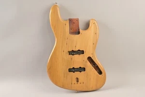 1974 Vintage Fender Jazz Bass Erle 4-Bolt Body Sunburst to Natural 1970s Re-fin - Bild 1 von 18