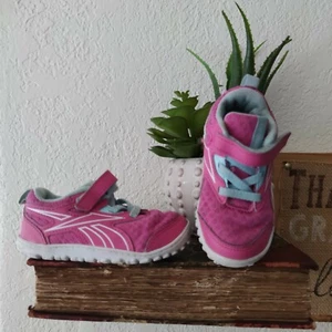 Toddler Baby Girl Reebok Ventureflex Stride Tennis Shoes Sneakers Pink Size 5 - Picture 1 of 8