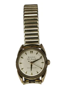Vintage 1959 Bulova 23 Jewel Selfwinding Mens Watch L9 Speidel Band Works - Picture 1 of 11