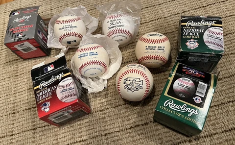 Rawlings Official Collectors Edition Jackie Robinson 50th Anniversary Ball Lot Cover
