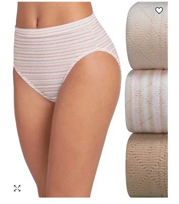 Paquete de 3 mujeres de jockey corte francés respirar desnudo asst. Ropa interior cómoda Foto 1 de 3