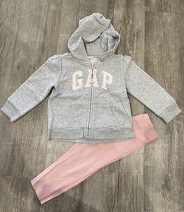 Gap Girls Grey Hoody Age 3 - Picture 1 of 3