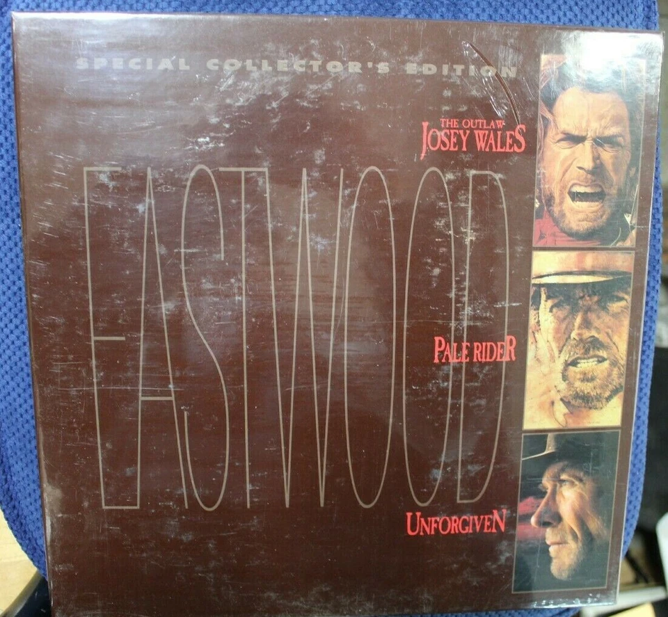 Sealed New Eastwood Special Collector's Edition Laserdisc (LD) Box Set-3 Movies! - Image 1 of 1