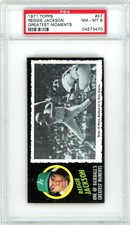 1971 Topps Greatest Moments Reggie Jackson #47 PSA 8 P1236