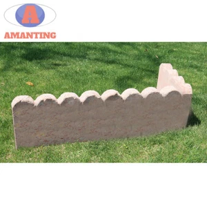 Plastic Garden Brick Edging Concrete Mould DIY Fence cement Pond Lawn Mold ！ - Picture 1 of 12