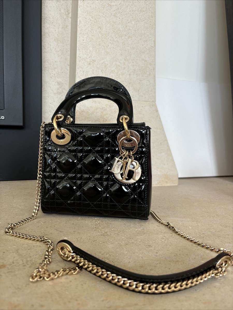 Preços baixos em Bolsa Satchel Dior/alça superior preta Preços baixos em Bolsa Satchel Dior/alça superior preta