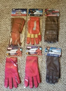LOT OF 6 PR MARVEL AVENGERS GLOVES NEW IN PACKAGES ADULT SIZE COSTUME DISGUISE - Picture 1 of 4