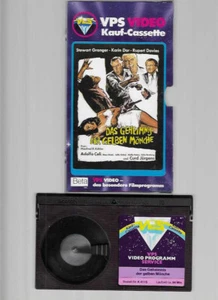 VPS Video Glasbox DAS GEHEIMNIS DER GELBEN MÖNCHE Betamax Rarität FSK 18 - Bild 1 von 2