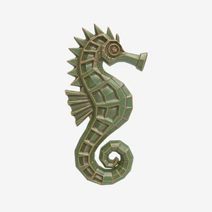 SeaHorse STL File Modello 3D per Router CNC Stampante Artcam - Foto 1 di 7