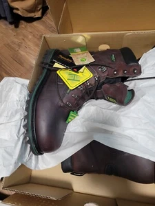 John Deere JD8995 Mens Boots 13 W Brown Barnyard Water Resistant - Bild 1 von 3