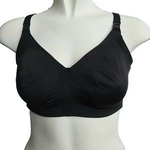 Sujetador de lactancia M&S negro flexible sin aros copas desenganchables 38-42 A-H - Imagen 1 de 17