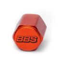 BBS Unlimited Nasadka zaworu Aluminium czerwona Logo 10028058 58072002 1 sztuka