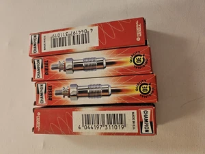 4XNEW GLOG PLUGS CHAMPION MADE IN GERMANY FOR JEEP 2.0CRDI 2.0DID CH702 MN980234 - Picture 1 of 8