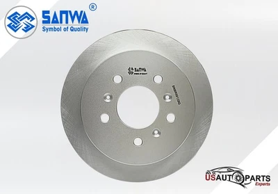 REAR BRAKE ROTOR SOLID & GEOMET COATED 278mm FOR CHEVROLET IMPALA 2006-2010 3.5L - Image 1 of 4