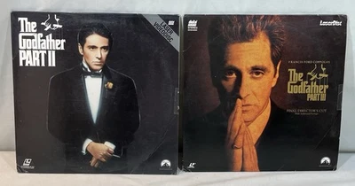 Vintage "The Godfather Part II" & "The Godfather Part III" Laser Disc Set Foto 1 de 4
