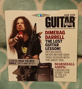 Guitar World cd-rom only June 2006 Dimebag Darrell Lost Guitar Lesson Pantera - Picture 1 of 4