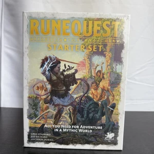 Jeu de démarrage Runequest - Jeu de rôle Chaosium Inc - Scellé - Photo 1/8
