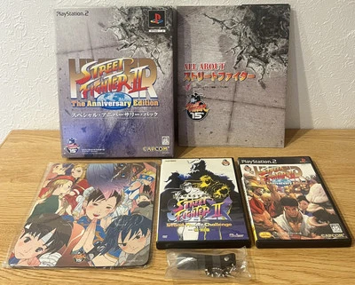 PS2 Hyper Street Fighter II The Anniversary Edition Japan import NTSC-J Capcom - Image 1 of 4