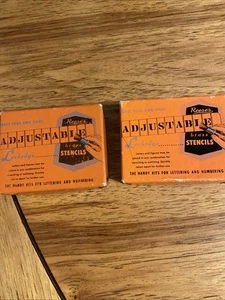 Vintage Reese’s Stencils Lot - Letters And Figures - Picture 1 of 19