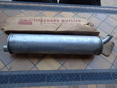 Silenciador Ford 1960-64, ¡nuevo en stock! C1AA-5232-F Galaxie Thunderbird Foto 1 de 4