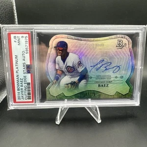 JAVIER BAEZ 2014 BOWMAN PLATINUM CUTTING EDGE STARS AUTO /25 RC POP 2 - 1 PSA 10 - Picture 1 of 7