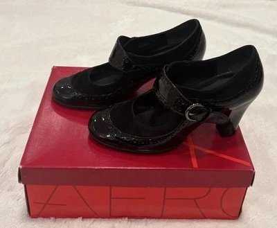 Аэрозоли женские размер 6 каблуки ролевая игра черный патент 005 IOB - Изображение 1 из 4