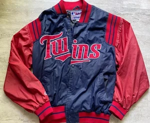 VTG MLB Minnesota Twins Majestic Authentic Collection Baseball Jacket Men’s L - Picture 1 of 10