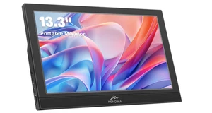 Kenowa 13.3 Zoll tragbarer Monitor (HD-134) 1366x768 HDMI VGA 5ms 60Hz schwarz - Bild 1 von 1