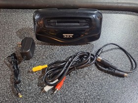 Sega Genesis 32X Console Bundle Full Model 1 Set-up with Cords WORKING TESTED